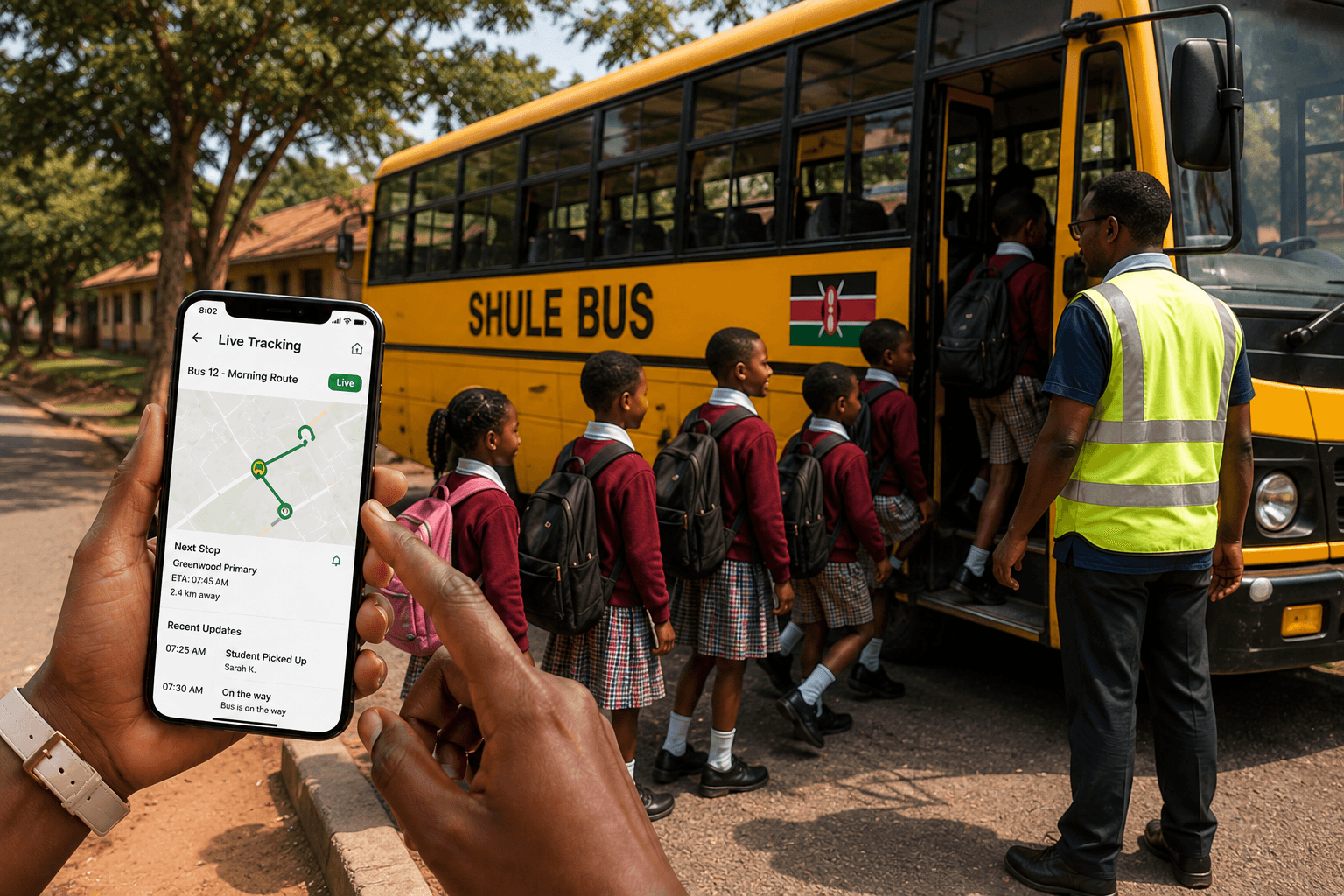 NavKids Africa connected school transport platform